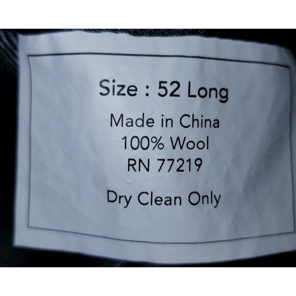 New 52L joseph & feiss Gray Wool Tweed Blazer Sport Coat Jacket - Picture 5 of 6